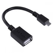 Adaptador OTG Micro USB Para USB 2.0 15Cm Conexão Com Celulares Tablets - PAMUP-15 PCYES
