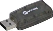 Adaptador placa de som USB 5.1 canais virtual AUSB51 VINIK