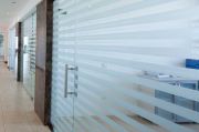 Adesivo Jateado para Vidros 2 Metros Transparente fosco COMFORT DOOR