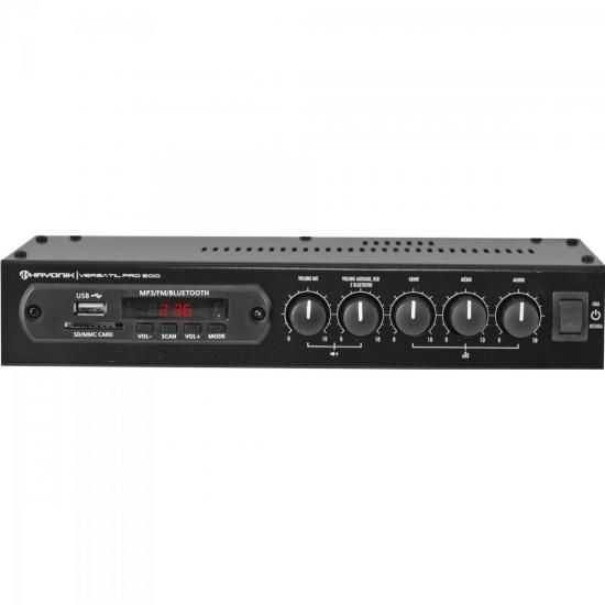 Amplificador 50W com Bluetooth VERSATIL PRO-500 Preto HAYONIK