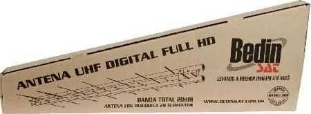 ANTENA DIGITAL HDTV UHF LOG 28 ELEMENTOS 20DBI