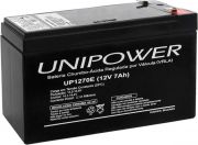 Bateria Selada 12V 7.0 Ah (UP1270E) F187 UNIPOWER