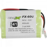 Bateria Universal Para Telefone sem Fio 600mAh 3,6V FX-60U FLEX
