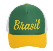 Boné Time Brasil TBR 02 Verde e Amarelo Oficial do Comitê Olímpico do Brasil