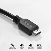 Cabo HDMI 2.0 4K  5 Metros 28AWG Puro Cobre PHM20-5 PCYES