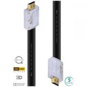 Cabo HDMI 2.0 4K Ultra HD 3D Conexão Ethernet Flat Conector Desmontável 5 Metros H20FL-5 VINIK