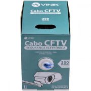 Cabo Multicameras Para CFTV 4 Pares 24Awg 300M Azul Vinik