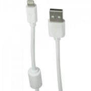 Cabo Para iPhone e iPad Air USB 2.0 A Macho x Lightning 8 Pinos 1,5m XC-CD-IPH5-F Branco X-CELL