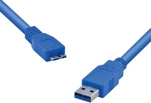 Cabo USB 3.0 Tipo-A Macho X Micro USB Tipo-B Macho 1.2 Metros U3AMBMC-12 VINIK