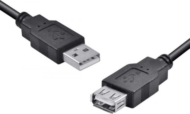 Cabo USB A Macho X USB A Fêmea2.0 5m Extensor UAMAF-5 VINIK
