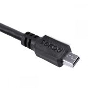 Cabo USB Tipo C Para Mini USB B 2.0 Para Type C Tipo C 1 Metro Preto - PUCMBP-1 PCYES