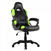 Cadeira Gamer Profissional AC80C EN55079 Preta/Verde AEROCOOL