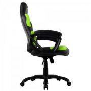 Cadeira Gamer Profissional AC80C EN55079 Preta/Verde AEROCOOL
