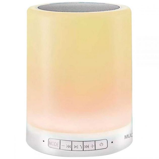 Caixa de Som Com Iluminação de Led e Touch 10W (Bluetooth/Auxiliar/SD) SP287 MULTILASER