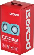 Caixa de Som CROSS USB Verde PCYES
