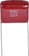 Capacitor Poliéster 3,3UF 250V Vermelho VINIK