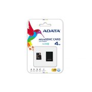 Cartão de Memoria  4 GB CLASS 4 AUSDH4GCL4-RM3BKBL  Adata