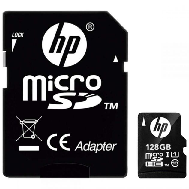 Cartão de Memória Micro SD 128GB Classe 10 U1 HFUD128-1U1BA HP