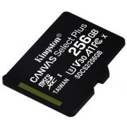 Cartao De Memoria Sd Kingston Canvas Select Plus Class 10Uhs-I 256Gb Micro+Adaptador Sdcs2/256Gb