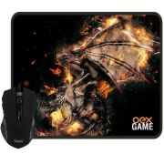 Combo Mouse Led 7 Cores + Mouse Pad Arena  MC102 OEX