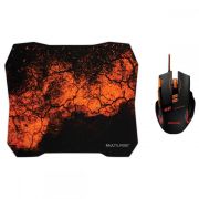 Kit Mouse e Mouse Pad Gamer MO256 MULTILASER