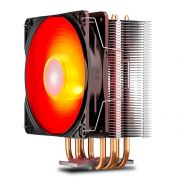 Cooler P/ Processador Deepcool Gammax 400 V2 120Mm Intel/Amd Led Vermelho