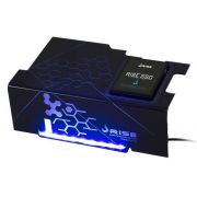Cover PSU Ice Cold Com Suporte SSD LED Azul RM-CP-02-IC RISE MODE