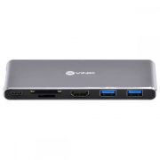 Dock Station SSD M.2 p/USB Type C + 2x USB 3.0 + HDMI + Leitor SD/TF + Power Delivery VINIK
