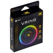 Fan RGB VX Gaming p/Gabinete V.Ring Anel de Led 120mm 1.200RPM VRINGRGB VINIK