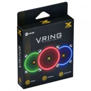 Fan VX Gaming para Gabinete V.Ring Anel de Led Verde 120mm 1.200RPM VRINGG VINIK
