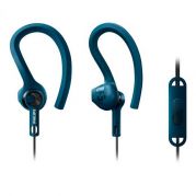 Fone de ouvido Esportivo Intra Auricular Com Microfone SHQ1405BL Azul PHILIPS