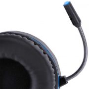 Fone Headset Gamer VX Gaming Lugh LED Azul USB com Microfone Flexível GH300 VINIK