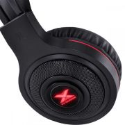 Fone Headset Gamer VX Gaming Lugh LED Vermelho USB com Microfone Flexível GH300 VINIK