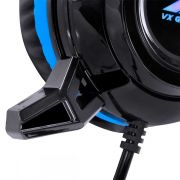 Fone NE Headset VX Gaming Tarantis V2 P2 Microfone Preto e Azul VINIK