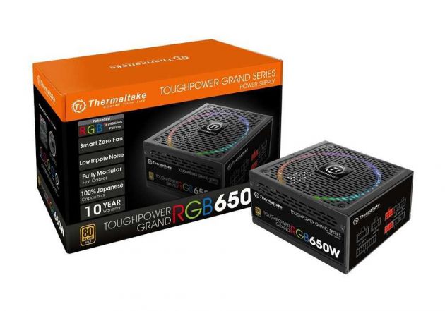 Fonte 650W ToughPower Grand RGB 80 Plus Gold PS-TPG-0650FPCGUS-R THERMALTAKE