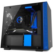 Gabinete H200 Black/Blue MINI-ITX TG CA-H200B-BL NZXT