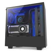 Gabinete H500I Black/Blue RGB TG CA-H500W-BL NZXT
