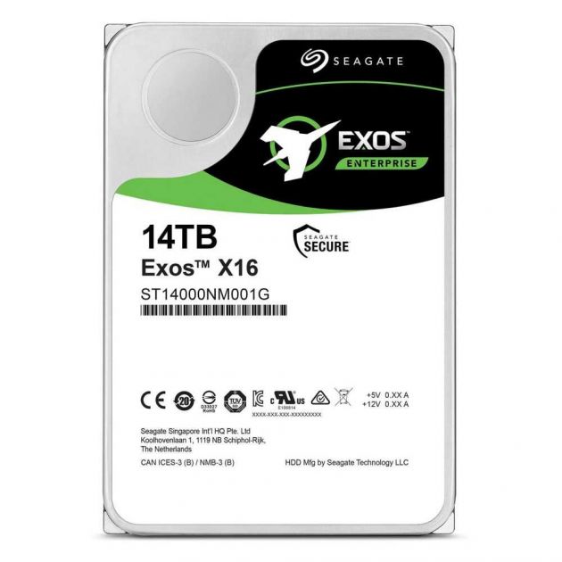HD para Servidor Exos Enterprise 14 TB 7200 RPM Sata 6GB/s ST14000NM001G SEAGATE