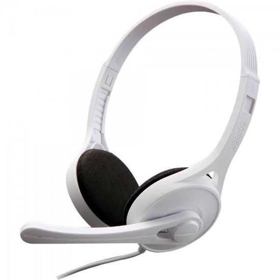 Headset com Alça e Microfone Ajustável K550 Branco EDIFIER
