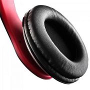 Headset com Alça e Microfone Dobrável e Removível K830 Preto e Vermelho EDIFIER