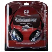 Headset Gamer PTERODAX 2322RC Prata C3 TECH