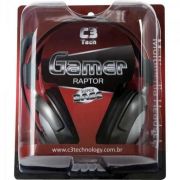 Headset Gamer Raptor MI-2870RS Preto C3 TECH