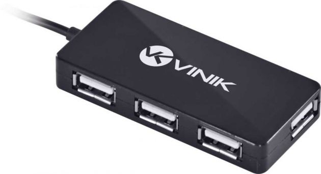 HUB USB 2.0 com 4 portas e 1,2m de cabo HUV-20 VINIK