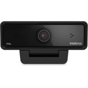 Webcam Intelbras HD 720p USB 2.0 2x Microfones Bilaterais CAM-720p - Preto