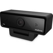 Webcam Intelbras HD 720p USB 2.0 2x Microfones Bilaterais CAM-720p - Preto