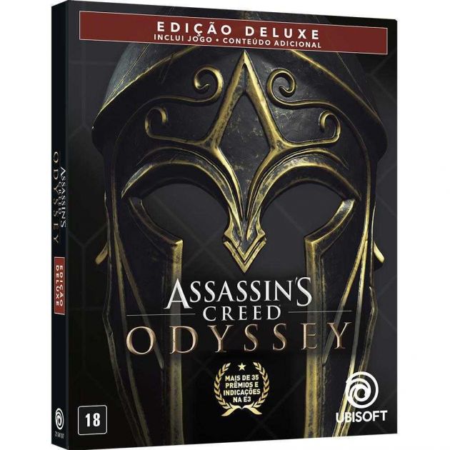 Jogo Assassins Creed Odyssey Ed. Deluxe para PlayStation 4 UBS2022AN