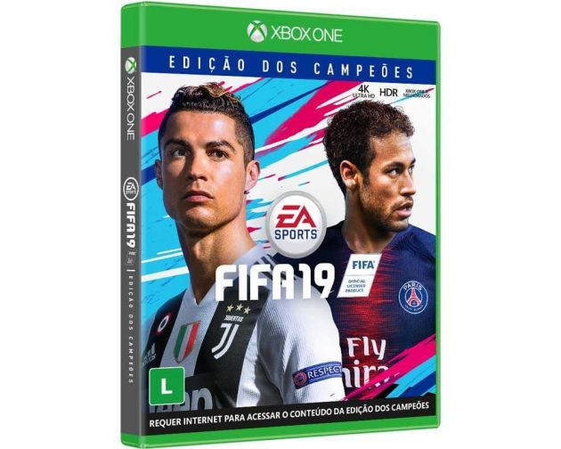 Jogo FIFA 19 Edição dos Campeões para Xbox One EA3044OL
