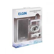 Kit Acessórios p/ Celular Veicular com Cabo USB + Carregador Veicular + Power Bank ELGIN