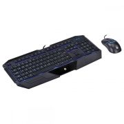 Kit Teclado e Mouse Gamer GK1100 Black HP