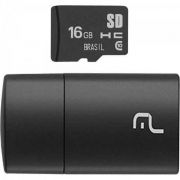 Leitor USB com Cartão SD 16GB MULTILASER